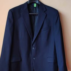 Joseph Abboud Men's Black Suit Blazer Jacket Size 46R  