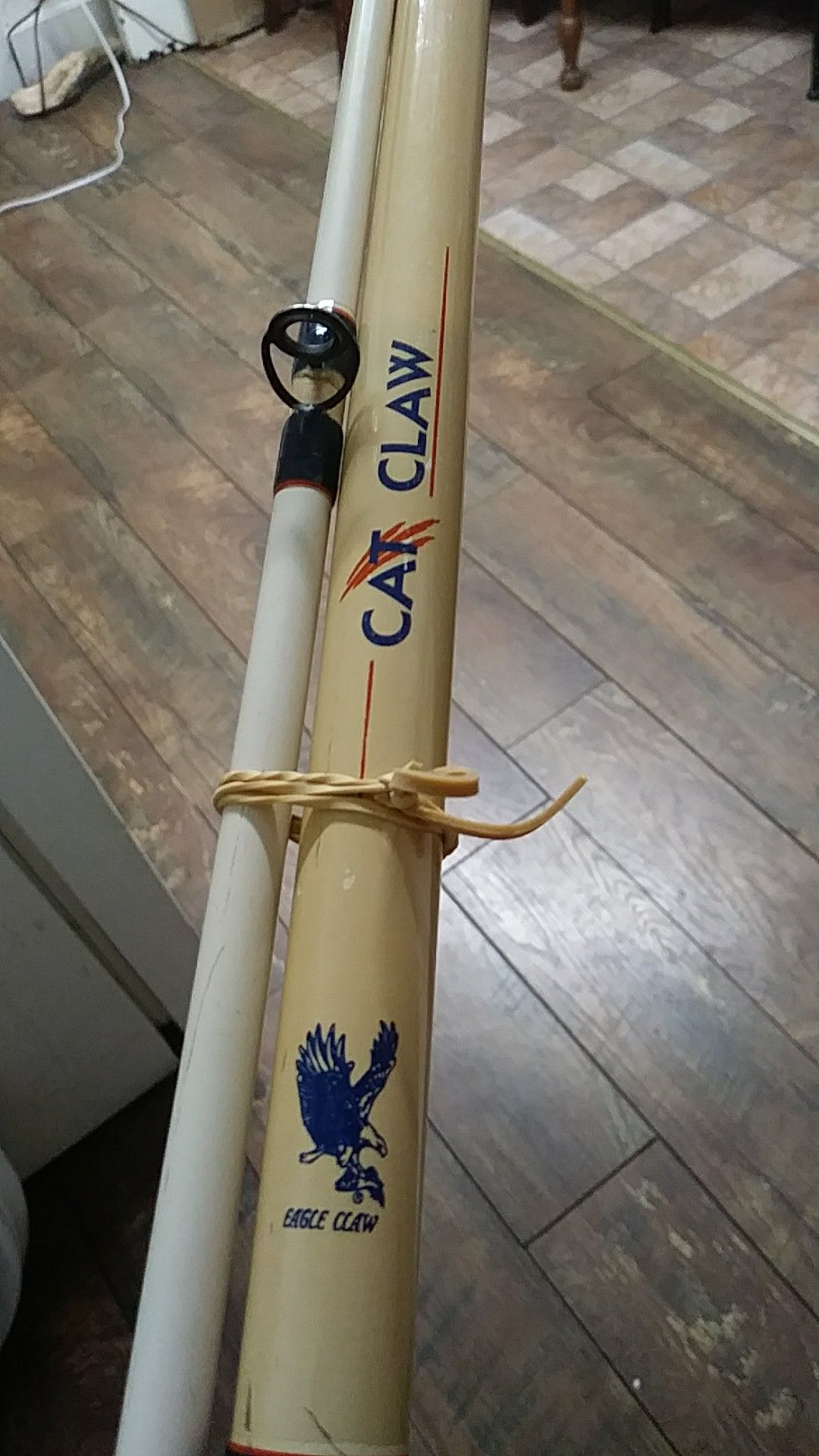 Vintage Eagle Claw Cat Claw 10ft Catfish Pole Great Rod For Big Fish Nice!!