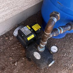 Shallow Well Jet Pump And Pressurized Tank