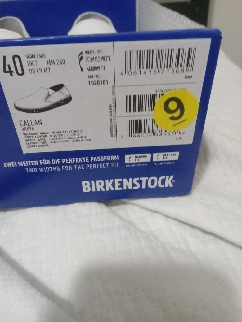 Birkenstocks Sz9 Ladies Men Sz7