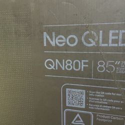 Samsung - 85” Class QN80F Series Neo QLED Mini LED 4K UHD SamsungVision AI Smart Tizen TV