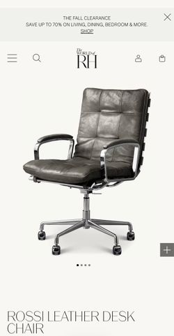 Restoration Hardware Leather chair