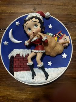 Vintage Betty Boop Plate Measuring 8Â Inches Around