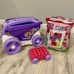 Mega Bloks block set and storage wagon
