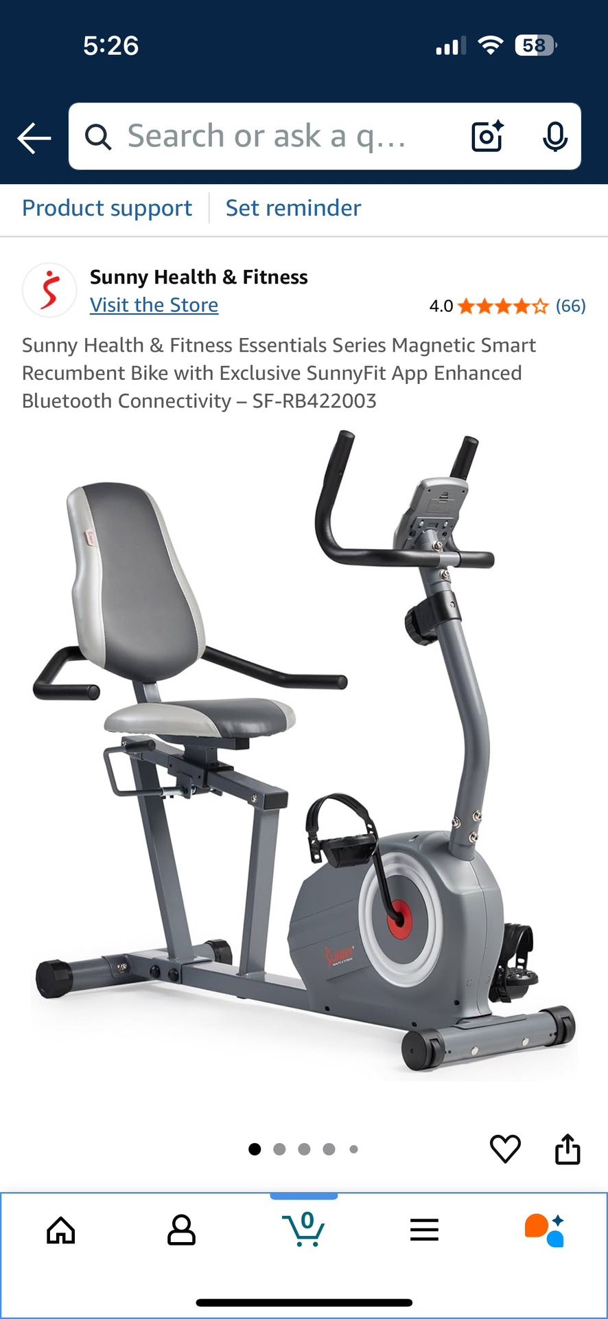 Sunny Brand Recumbent Bicycle