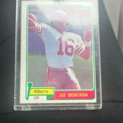 Joe Montana Rookie Card 