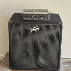Peavy bass cab and amplifier