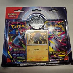 Pokémon TCG Raikou Card, Coin & 2 Booster Packs Mega Evolution Phantasmal Flames 