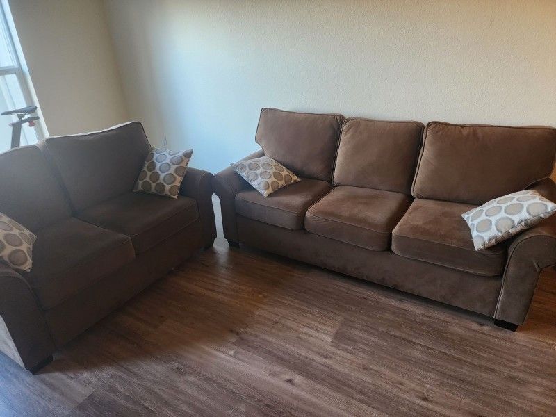 Sofa and Loveseat