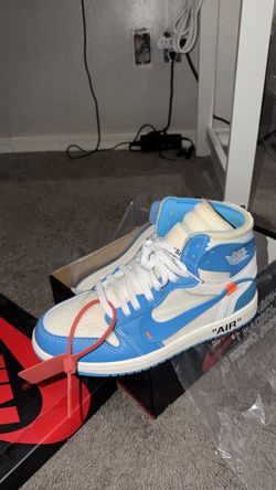 OFF-WHITE × Jordan 1 Retro High / University Blue