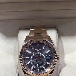 Gold Skydweller Watch 