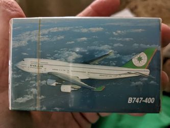 EVA Air Sealed Boeing B747-400 Playing Cards
