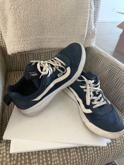 Vans Low-Top Sneakers Navy Blue Suede