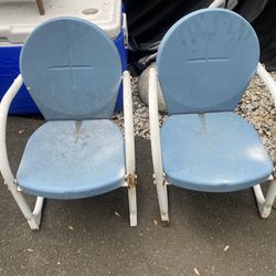 Two Kids Outdoor Chairs 