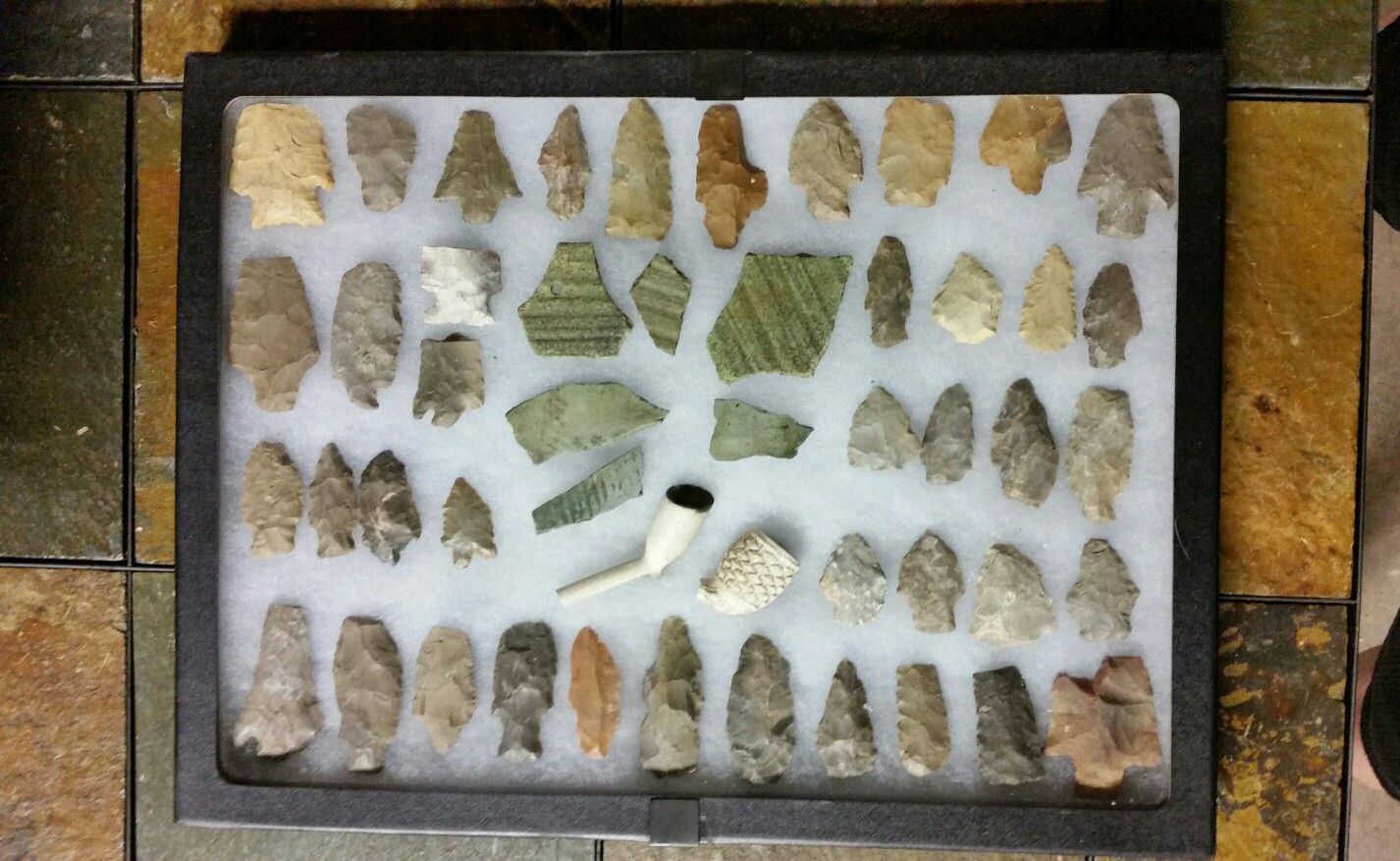 Arrowheads Tennessee Woodlands, Civil War Trade Pipes, Pottery