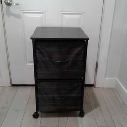 Cloth Mobile Filing Cabinet  16 W X16 L X 27 H Inches 