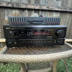 PRECISION AUDIO COMPONENT /AY SUAROUND RECEVER AND STEREO GRAPHIC EQUALIZER