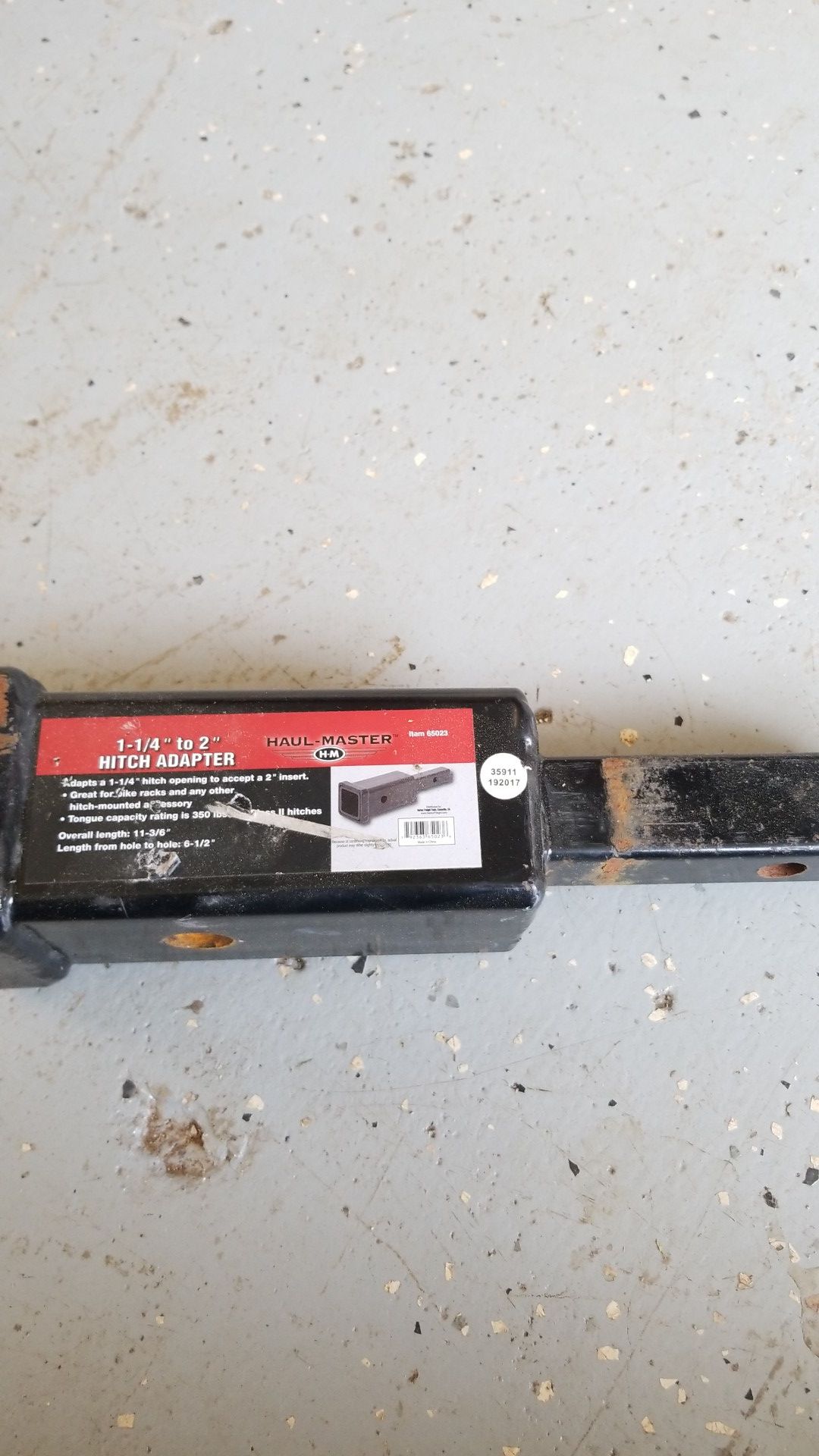 1/4" to 2" Hitch Reciever Adapter