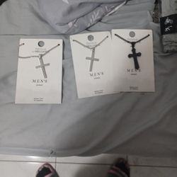 24" Cross Necklaces. 