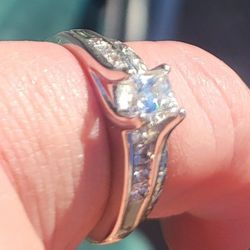 14k WG 3/4 Carat Diamond Ring 