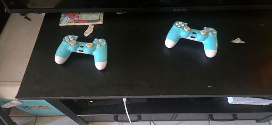 Two PS4 systems 8 games and five controllers