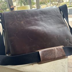 Baseball Glove Leather Messenger Bag. 