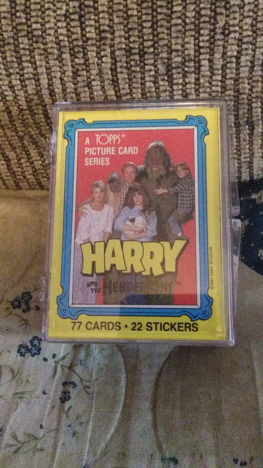 1987 Topps Harry and the Henderson's complete set cards
