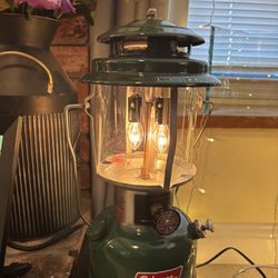 Coleman Lantern Upcycled Converted To Electric 