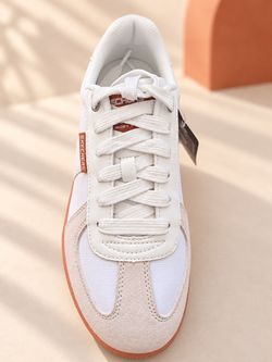 Skechers White Lace-Up Sneaker