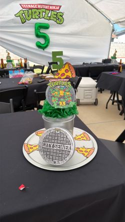 Teenage mutant ninja turtles centerpieces