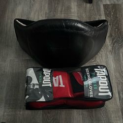 Boxing Gloves And Belt 