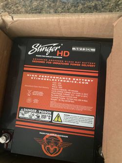 Stinger hd svt30ls amg battery