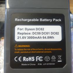 Dyson DC62 Battery Replacement