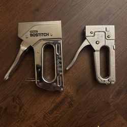 Stanley Bostitch Heavy Duty Staple Gun & Stanley TR45 Light Duty Staple Gun