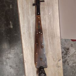 Rare Batak Hasapi Lute Sumatra Guitar Hand Carved