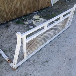 Used Weather Guard H/D,  Headache Rack for full size -Mounts on bed, metal