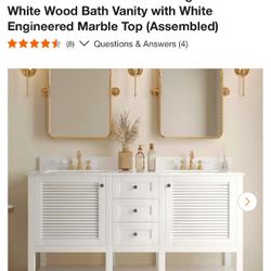 New Double Vanity Sink