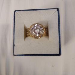 New ~ Simulated Brilliant Diamond Ring 