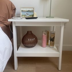 White Nightstands / End Tables