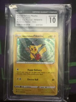 Special Delivery Pikachu CGC 10