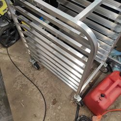 $120 Stainless Steel Food Rack Cart 