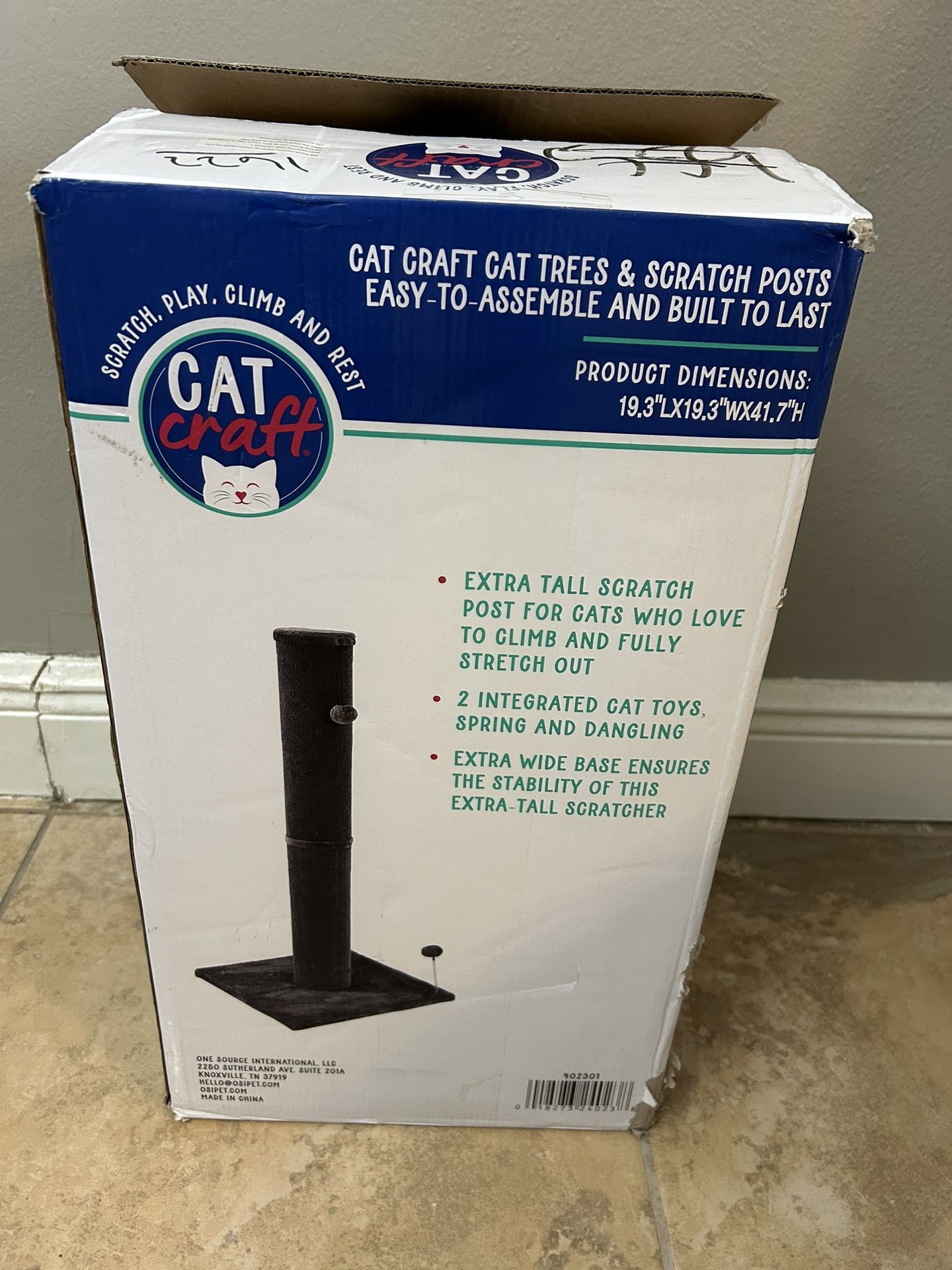 Cat Craft Cat Tree & Scratch Post New