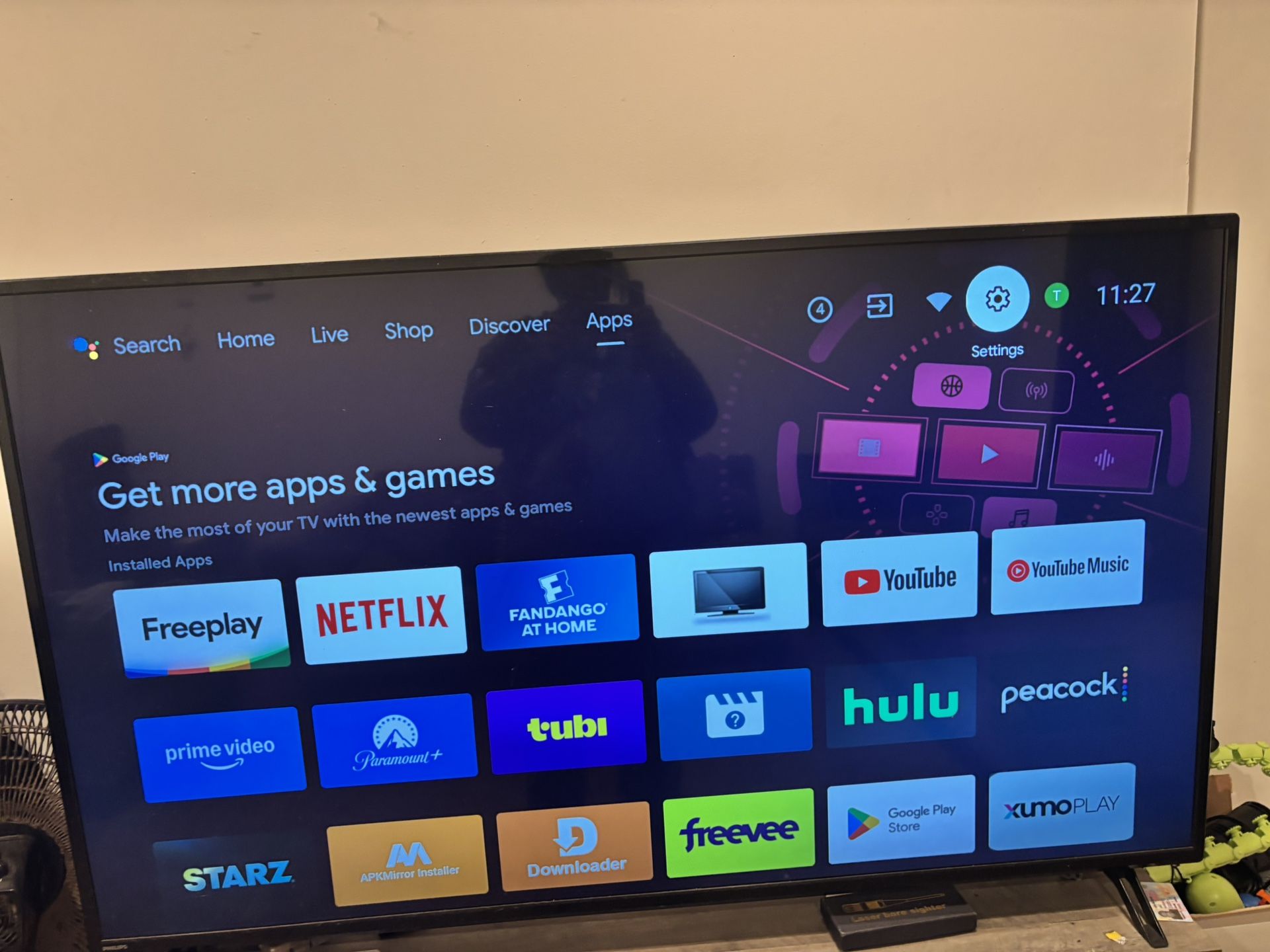 75” Philips Android Smart tv