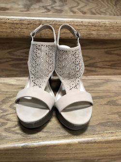 Woman’s Jasmine Tan 5inch Wedges, Size 7.5 [ONLY WORE ONCE]