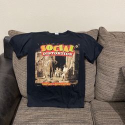 Size, small, Vintage, Social Destruction. Hard times, and nursery rhymes T-shirt.