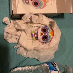 Unused Hallmark sugar skull ornament