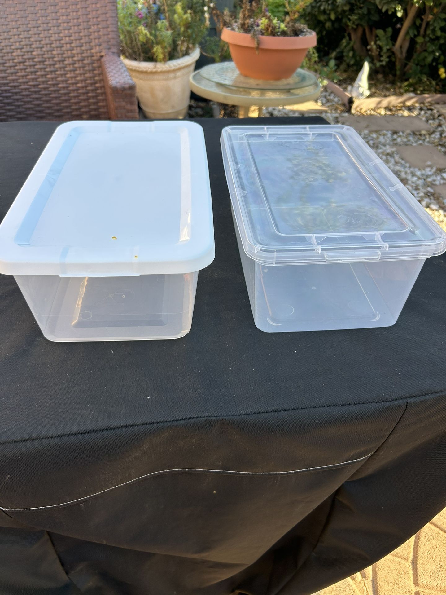 Clear Shoe Boxes