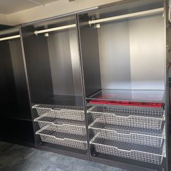 IKEA Pax Closet System Wardrobe Shelves Basket Drawers Storage Organizer Jewelry Tray