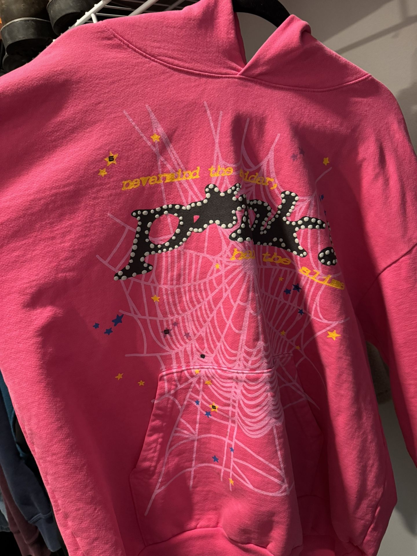 XL Pink Spider Hoodie