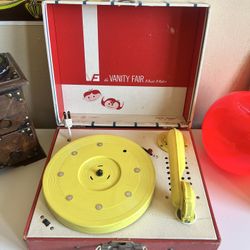 Vintage Portable Record Player